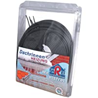 Los mejores  - SAREI Haus- und Dachtechnik SHDT - Calefactor para evitar que los canalones se hielen (10 m)
